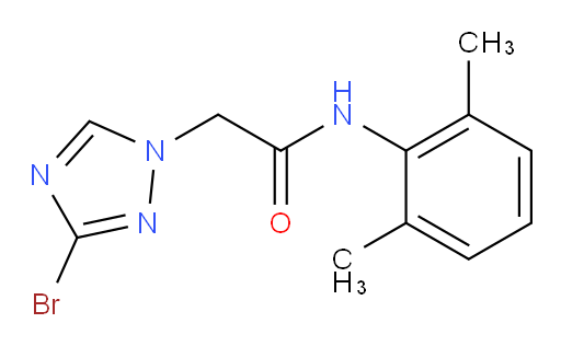 2-(3-bromo-1H-1,2,4-triazol-1-yl)-N-(2,6-dimethylphenyl)acetamide