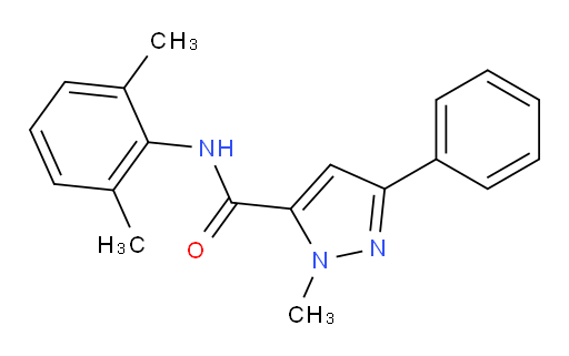 N-(2,6-dimethylphenyl)-1-methyl-3-phenyl-1H-pyrazole-5-carboxamide