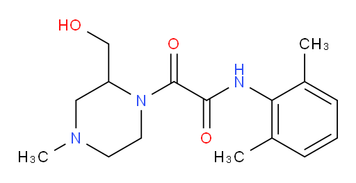 N-(2,6-dimethylphenyl)-2-(2-(hydroxymethyl)-4-methylpiperazin-1-yl)-2-oxoacetamide
