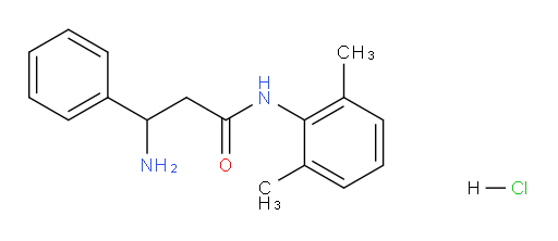 3-amino-N-(2,6-dimethylphenyl)-3-phenylpropanamide hydrochloride