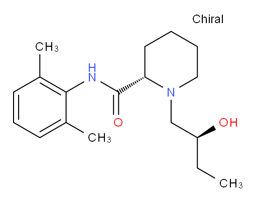 (S)-N-(2,6-dimethylphenyl)-1-((S)-2-hydroxybutyl)piperidine-2-carboxamide