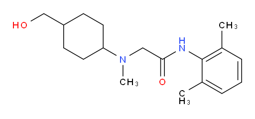 N-(2,6-dimethylphenyl)-2-((4-(hydroxymethyl)cyclohexyl)(methyl)amino)acetamide