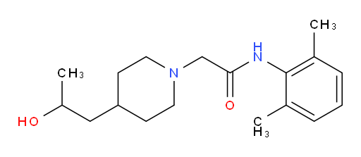 N-(2,6-dimethylphenyl)-2-(4-(2-hydroxypropyl)piperidin-1-yl)acetamide