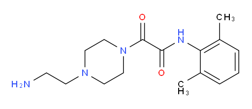 2-(4-(2-aminoethyl)piperazin-1-yl)-N-(2,6-dimethylphenyl)-2-oxoacetamide