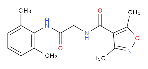 N-(2-((2,6-dimethylphenyl)amino)-2-oxoethyl)-3,5-dimethylisoxazole-4-carboxamide