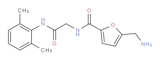 5-(aminomethyl)-N-(2-((2,6-dimethylphenyl)amino)-2-oxoethyl)furan-2-carboxamide