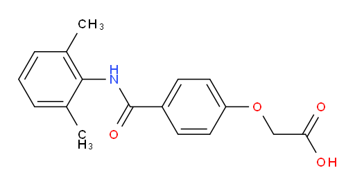 2-(4-((2,6-dimethylphenyl)carbamoyl)phenoxy)acetic acid