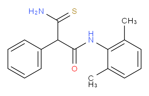 3-amino-N-(2,6-dimethylphenyl)-2-phenyl-3-thioxopropanamide