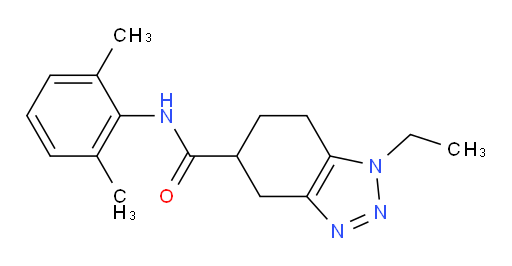 N-(2,6-dimethylphenyl)-1-ethyl-4,5,6,7-tetrahydro-1H-benzo[d][1,2,3]triazole-5-carboxamide