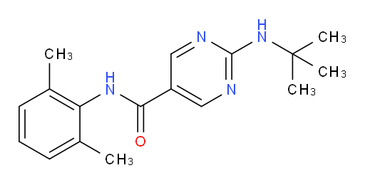 2-(tert-butylamino)-N-(2,6-dimethylphenyl)pyrimidine-5-carboxamide