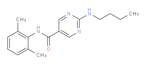 2-(butylamino)-N-(2,6-dimethylphenyl)pyrimidine-5-carboxamide