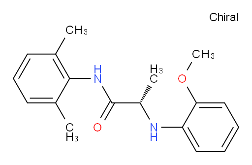 (S)-N-(2,6-dimethylphenyl)-2-((2-methoxyphenyl)amino)propanamide
