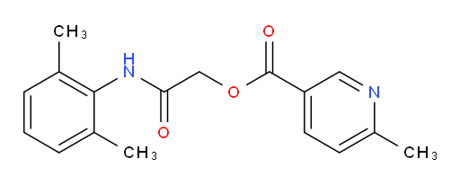 2-((2,6-dimethylphenyl)amino)-2-oxoethyl 6-methylnicotinate