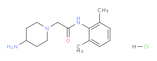 2-(4-aminopiperidin-1-yl)-N-(2,6-dimethylphenyl)acetamide hydrochloride