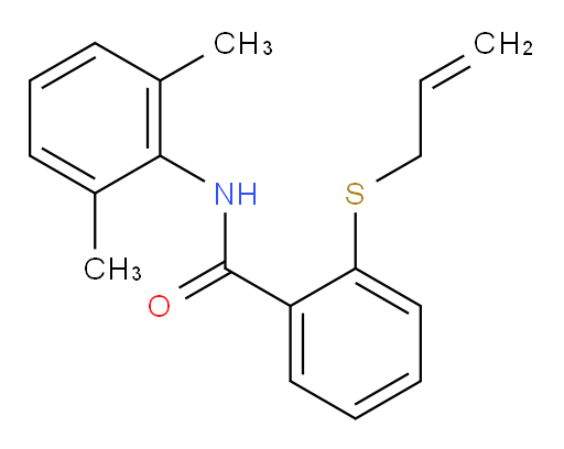 2-(allylthio)-N-(2,6-dimethylphenyl)benzamide