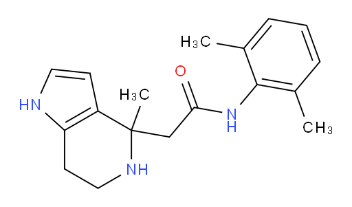 N-(2,6-dimethylphenyl)-2-(4-methyl-4,5,6,7-tetrahydro-1H-pyrrolo[3,2-c]pyridin-4-yl)acetamide