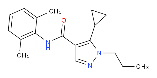 5-cyclopropyl-N-(2,6-dimethylphenyl)-1-propyl-1H-pyrazole-4-carboxamide