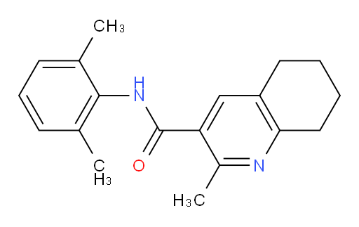 N-(2,6-dimethylphenyl)-2-methyl-5,6,7,8-tetrahydroquinoline-3-carboxamide