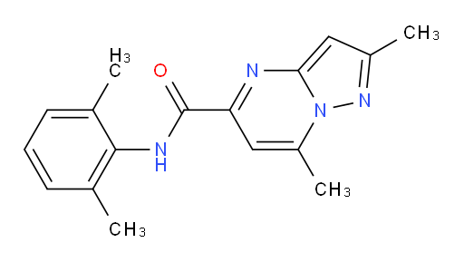 N-(2,6-dimethylphenyl)-2,7-dimethylpyrazolo[1,5-a]pyrimidine-5-carboxamide