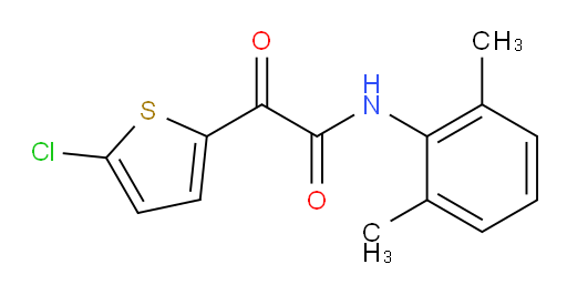 2-(5-chlorothiophen-2-yl)-N-(2,6-dimethylphenyl)-2-oxoacetamide