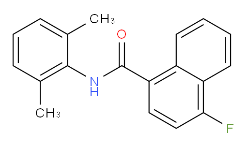 N-(2,6-dimethylphenyl)-4-fluoro-1-naphthamide