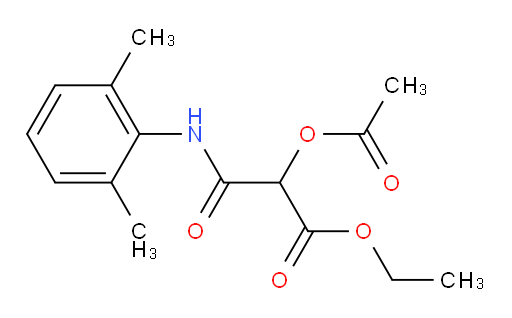 ethyl 2-acetoxy-3-((2,6-dimethylphenyl)amino)-3-oxopropanoate
