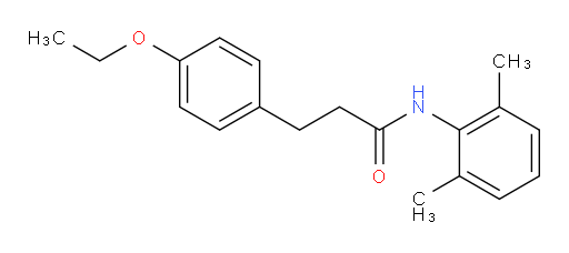 N-(2,6-dimethylphenyl)-3-(4-ethoxyphenyl)propanamide