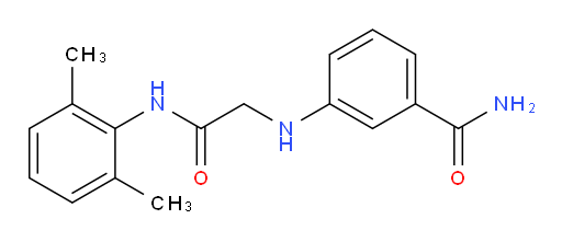 3-((2-((2,6-dimethylphenyl)amino)-2-oxoethyl)amino)benzamide