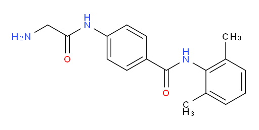 4-(2-aminoacetamido)-N-(2,6-dimethylphenyl)benzamide