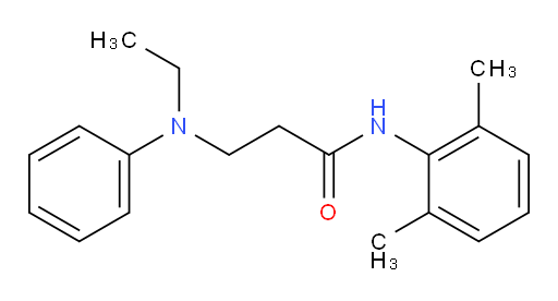 N-(2,6-dimethylphenyl)-3-(ethyl(phenyl)amino)propanamide