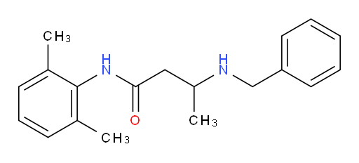 3-(benzylamino)-N-(2,6-dimethylphenyl)butanamide