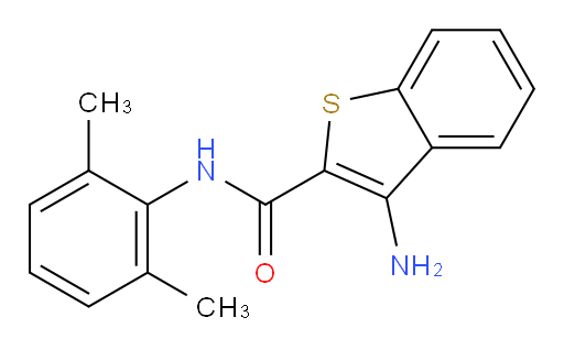 3-amino-N-(2,6-dimethylphenyl)benzo[b]thiophene-2-carboxamide