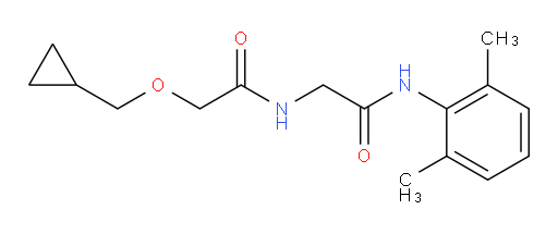 2-(cyclopropylmethoxy)-N-(2-((2,6-dimethylphenyl)amino)-2-oxoethyl)acetamide