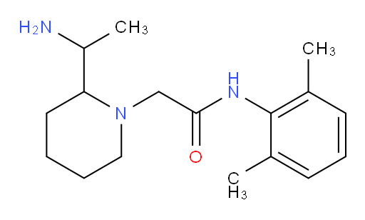 2-(2-(1-aminoethyl)piperidin-1-yl)-N-(2,6-dimethylphenyl)acetamide