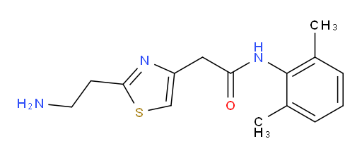 2-(2-(2-aminoethyl)thiazol-4-yl)-N-(2,6-dimethylphenyl)acetamide
