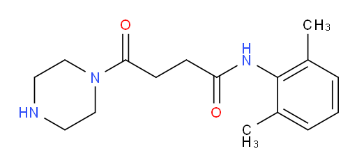 N-(2,6-dimethylphenyl)-4-oxo-4-(piperazin-1-yl)butanamide