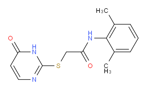 N-(2,6-dimethylphenyl)-2-((6-oxo-1,6-dihydropyrimidin-2-yl)thio)acetamide