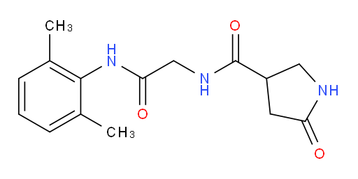 N-(2-((2,6-dimethylphenyl)amino)-2-oxoethyl)-5-oxopyrrolidine-3-carboxamide