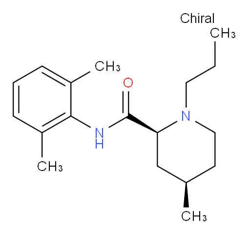 (2S,4R)-N-(2,6-dimethylphenyl)-4-methyl-1-propylpiperidine-2-carboxamide