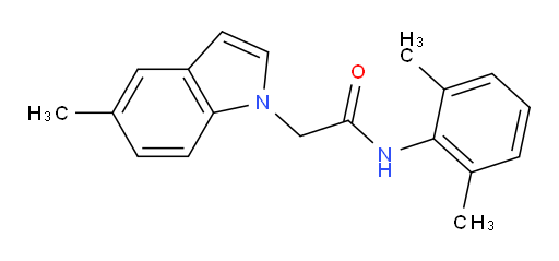 N-(2,6-dimethylphenyl)-2-(5-methyl-1H-indol-1-yl)acetamide