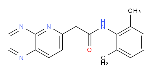 N-(2,6-dimethylphenyl)-2-(pyrido[2,3-b]pyrazin-6-yl)acetamide