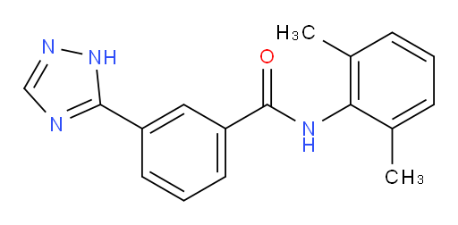 N-(2,6-dimethylphenyl)-3-(1H-1,2,4-triazol-5-yl)benzamide