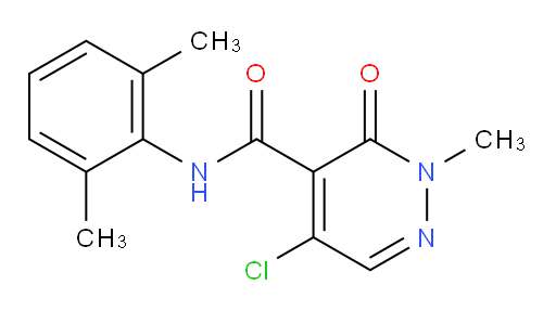 5-chloro-N-(2,6-dimethylphenyl)-2-methyl-3-oxo-2,3-dihydropyridazine-4-carboxamide