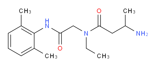 3-amino-N-(2-((2,6-dimethylphenyl)amino)-2-oxoethyl)-N-ethylbutanamide