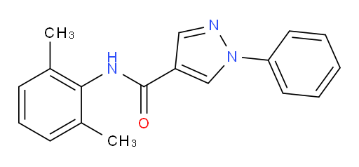 N-(2,6-dimethylphenyl)-1-phenyl-1H-pyrazole-4-carboxamide