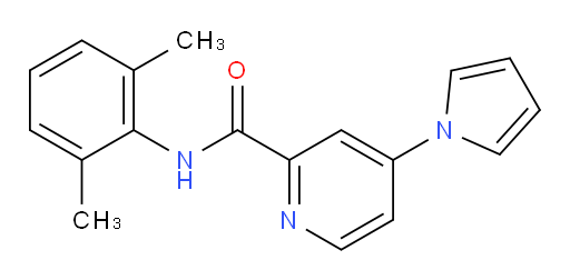 N-(2,6-dimethylphenyl)-4-(1H-pyrrol-1-yl)picolinamide