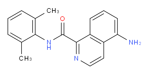 5-amino-N-(2,6-dimethylphenyl)isoquinoline-1-carboxamide