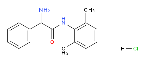 2-amino-N-(2,6-dimethylphenyl)-2-phenylacetamide hydrochloride