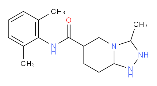 N-(2,6-dimethylphenyl)-3-methyloctahydro-[1,2,4]triazolo[4,3-a]pyridine-6-carboxamide