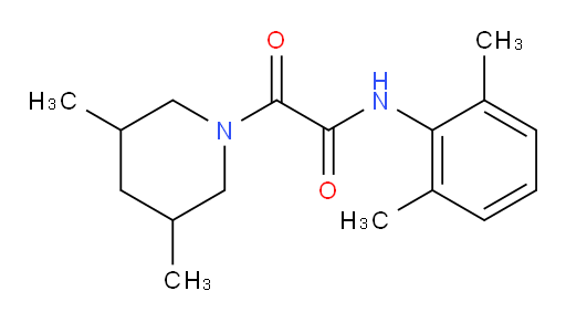 N-(2,6-dimethylphenyl)-2-(3,5-dimethylpiperidin-1-yl)-2-oxoacetamide